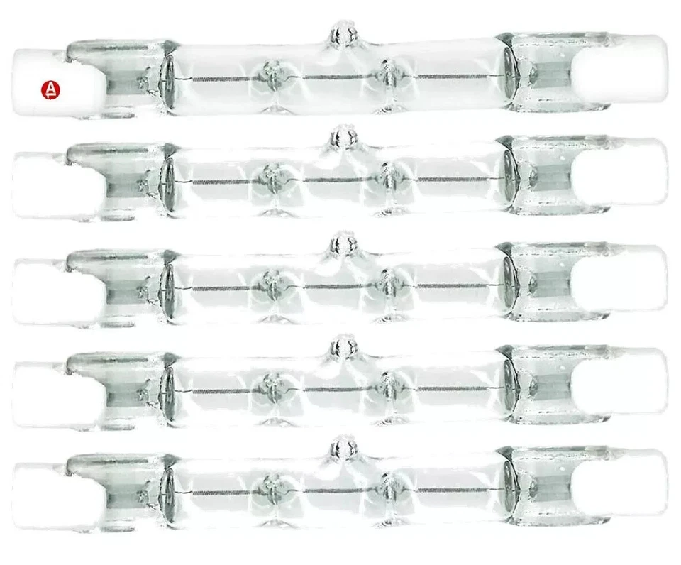 Linear Halogen Bulb 300W 110V 5 Tungsten R7S J78 118mm Long Tube NEW - Image 3 of 4