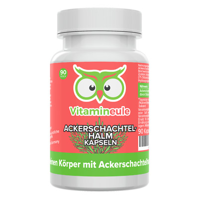 Ackerschachtelhalm Kapseln mit 500mg Extrakt - vegan - hochdosiert - Vitamineule