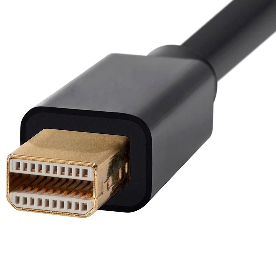 6FT Mini DisplayPort DP 1.2 Male to Male Cable 4K 3D 1080p iMac MacBook Pro Air - Image 3 of 4
