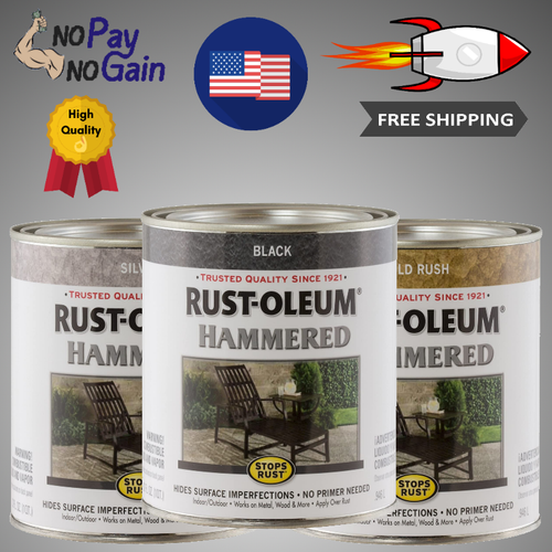 rustoleum silver paint quart