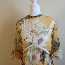 NWT Hope and Ivy Floral Yellow Size 16 Maternity Dress