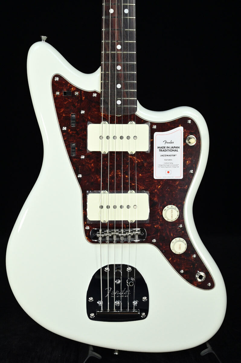 Fender Made In Japan Traditional 60s Jazzmaster Olympic White with gig bag