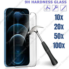 Tempered Glass Screen Protector For iPhone 15 14 13 12 11 Pro Max XS X XR 8 Lot