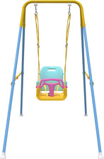 Multifunctional Toddler Swing, Foldable Baby Swing Outdoor  Indoor Use, Easily