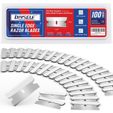 Single Edge Razor Blades, 100 Blades, Razor Blades Refiils for Razor Scraper, Ut