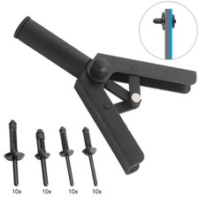 41Pcs Plastic Rivet Gun Quick-loading Rivet Tools Plastic Rivet Puller Riveting