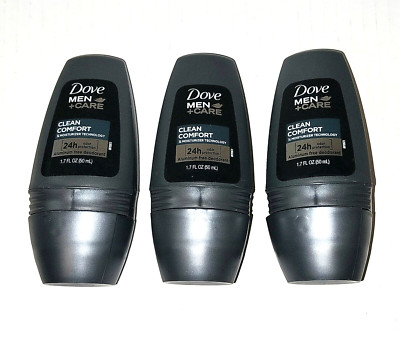 Dove Men Care Clean Comfort Roll-On Deodorant 50 ml 3 Pack