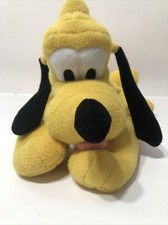 Disney Store Pluto Soft Plush Mini Bean Bag Pluto 9"
