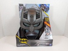 BATMAN Mask Armor Up DC COMICS Talks Light Up ADJUSTABLE Brand New    