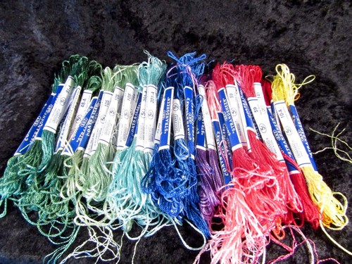 Vtg Coats & Clarks Strandsheen 76 Skeins Rayon Embroidery Floss 4 Strand/Yard - Picture 24 of 24