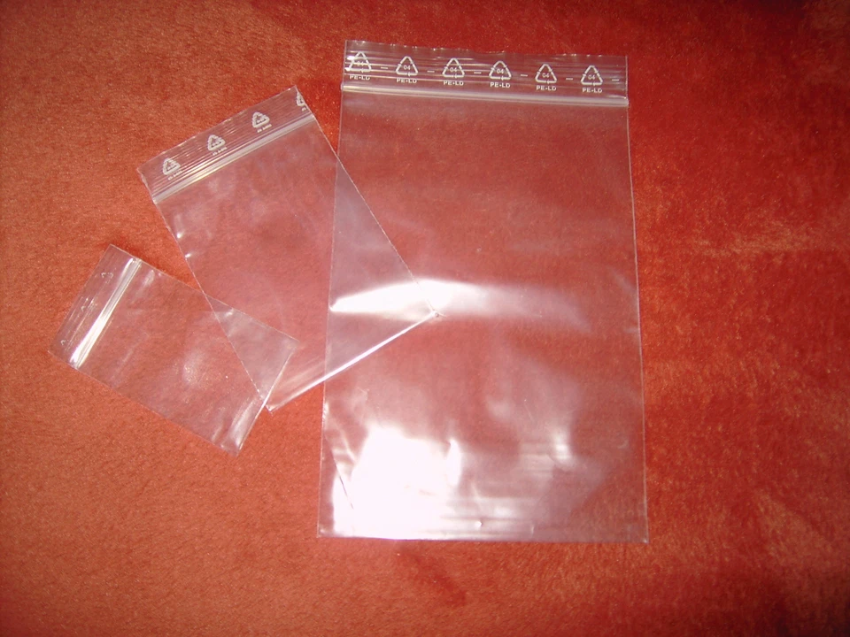 DM-FOLIEN NEUWARE ! 5000 Druckverschlussbeutel nach Wahl in 6 Grössen !!!!!!!!!!!!!!!!!