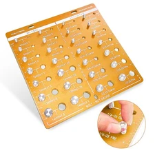 Thread Checker, 28 Nut and Bolt Thread Checker with Screw Bolt Size and Threa...