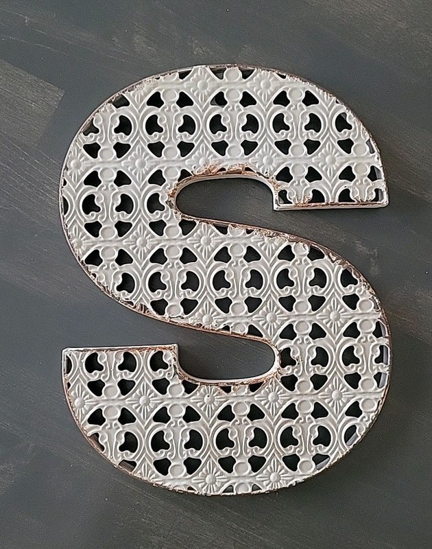 Metal Letter "S"