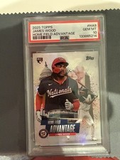 2025 Topps Series 1 James Wood Home Field Advantage PSA 10 RC HA-9 Case Hit SSP