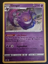 Pokémon TCG Gengar Holo Rare Card 85/202 Sword & Shield Base Set on eBay