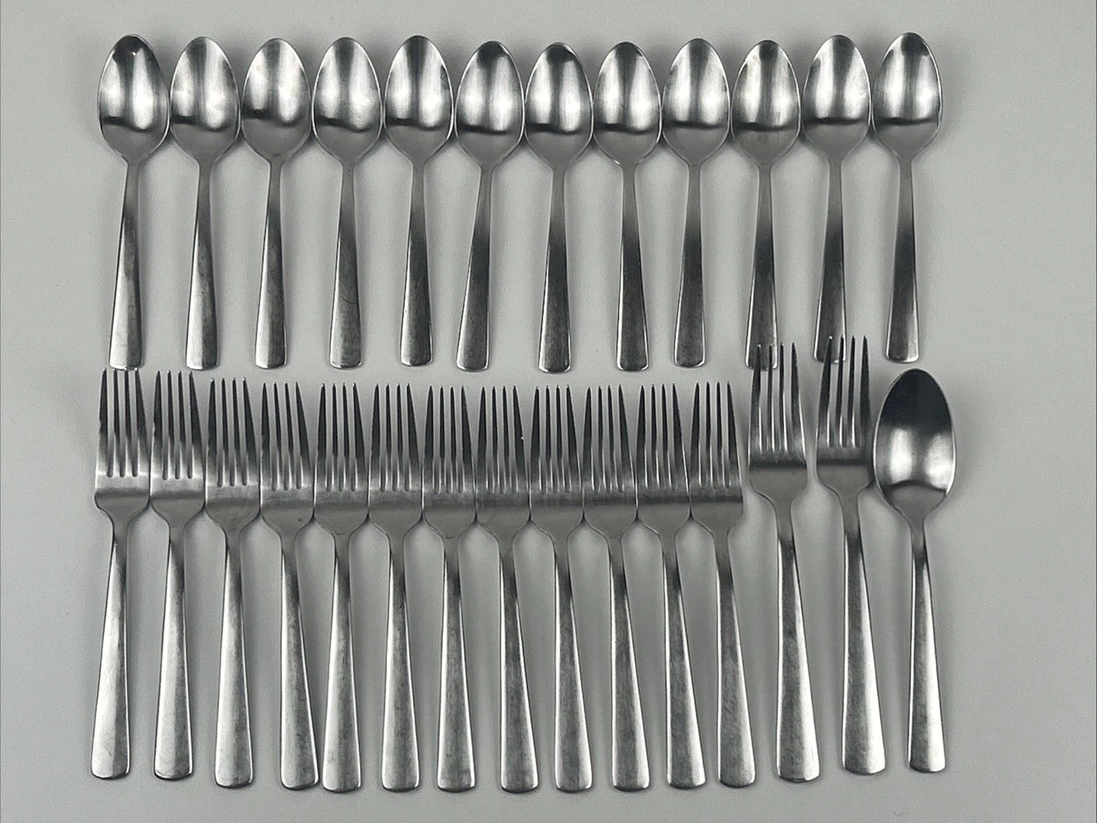 Oneida Stainless Flatware Lot – 27 Pieces – 18/0 Commercial Restaurant Grade VTG