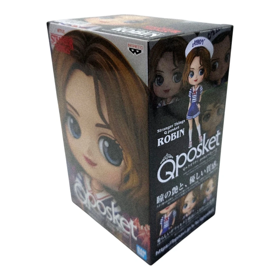 Figura coleccionable de Robin de Stranger Things Qposket nueva en caja Foto 4 de 4