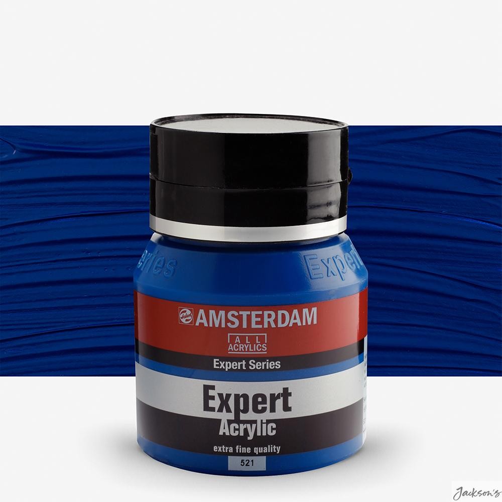Royal Talens Amsterdam Expert Acrylic Paint 400ml Indanthrene Blue Phthalo