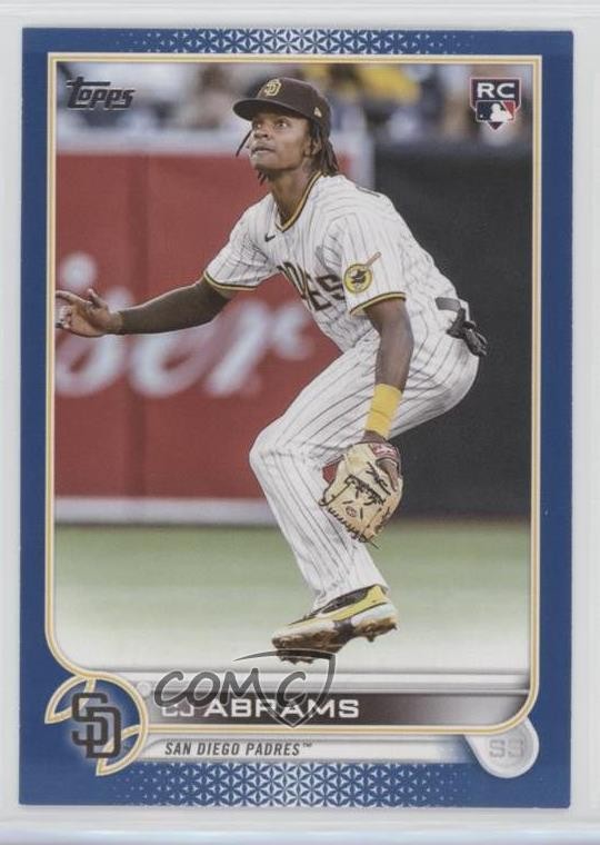 2022 Topps Update Royal Blue CJ Abrams #US34 Rookie RC e4j