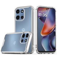 For Moto G 2025/2026/G Play 2026 Case Shockproof Clear Hard TPU  Tempered Glass