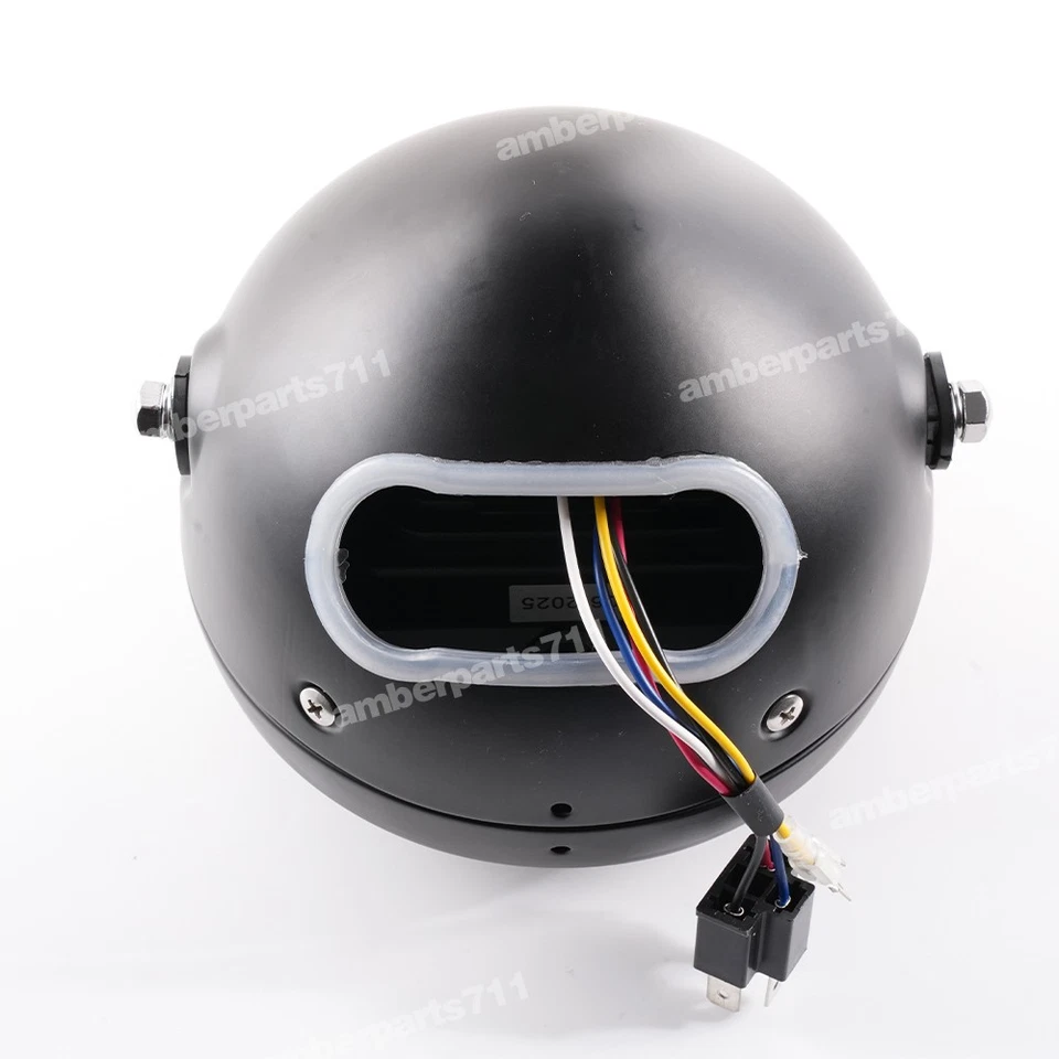 For Indian Scout Bobber 2017-2021 5.75" LED Headlight Hi/Low Beam W/ lamp Shell - Image 3 of 4