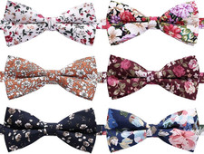 8 PACKS Elegant Adjustable Pre-tied Bow Ties for Men Boys 1 4 5 6 8 Pack for op