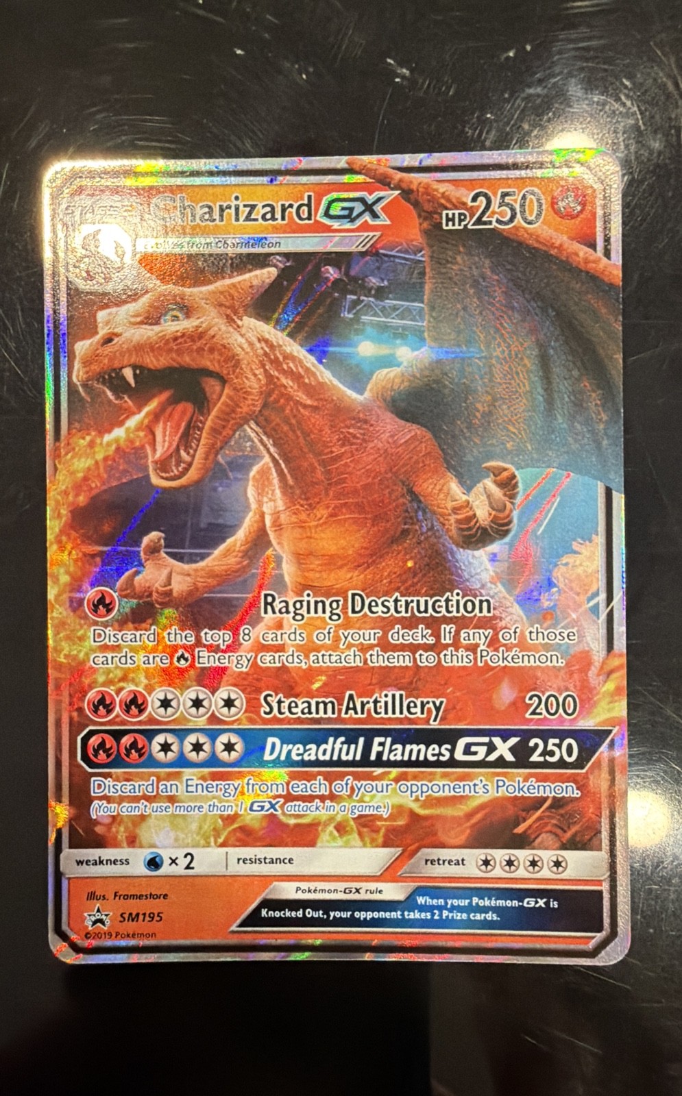 Charizard GX SM195 Sm Holo