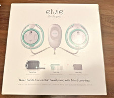 Elvie STRIDE PLUS Hands-Free Electric Breast Pump w/ 3-in-1 Carry Bag NEW SEALED