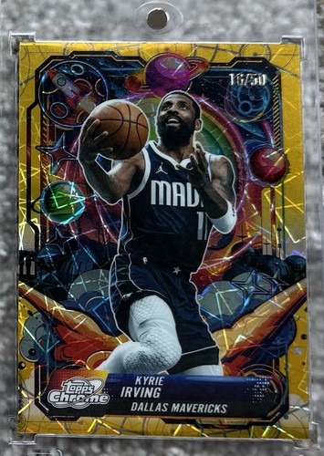 KYRIE IRVING 2025-26 TOPPS CHROME COSMIC PROPULSION GOLD# /50 #PRP-11