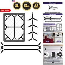 Sheet Straps Bed Sheet Clips Fitted Sheet Holders for Full Size Beds 6 Pack