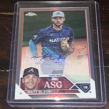 Matt Olson  Auto 2023 Topps Chrome Update #ASGA-MO Braves