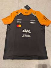 MCLAREN OFFICAL 2024 F1 TEAM SETUP SHIRT SIZE JUNIOR LARGE