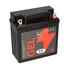 Produktbild - Batterie 12V 5Ah Gel Akku für Simson S51 S50 S53 S70 SR50 SR80 Vape 12 Volt 5A