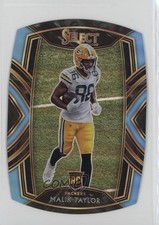 2020 Panini Select Club Level Light Blue Prizm Die-Cut Malik Taylor #282 0zg6