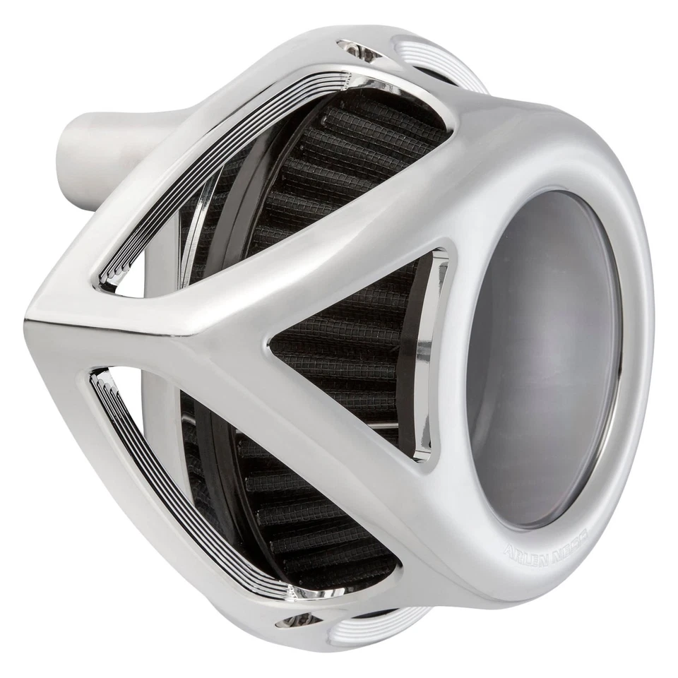 Arlen Ness 18-988 Clear Tear purificador de aire admisión, cromo 91-22 Harley Sportster Foto 2 de 4