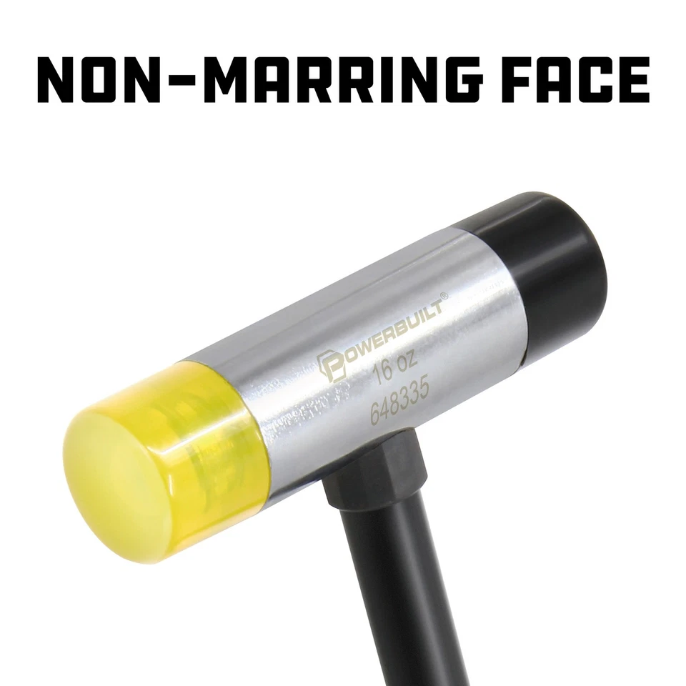 Powerbuilt 16 Ounce Soft Face Hammer - 648335 - Image 4 of 4