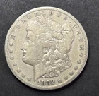 1892-CC Morgan Dollar, VG Cleaned