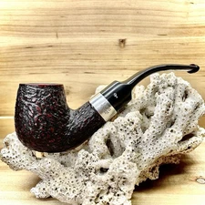 73g 2005 PETERSON XL90s DONEGAL ROCKY ESTATE PIPE W/STERLING BAND FISHTAIL STEM