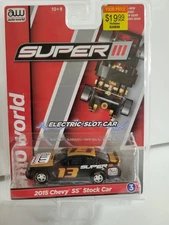 Auto World 2015 Chevy SS Stock Car HO Scale Slot Car SC383