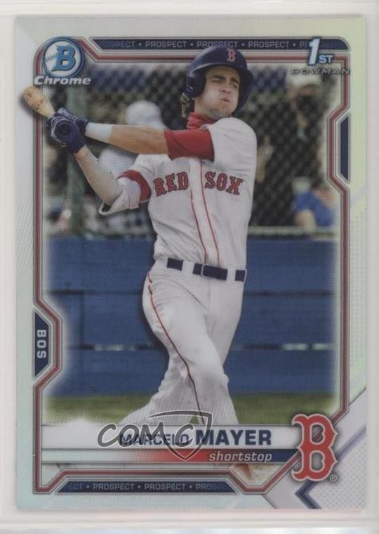 2021 Bowman Draft Chrome Refractor Marcelo Mayer #BDC-174 8a6