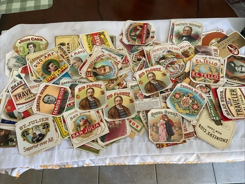 VINTAGE OUTERS CIGAR BOX -LABELS-Lot of 10 Different-Free Shipping-