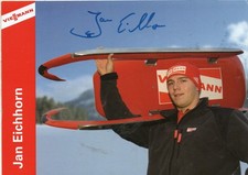 Jan Eichhorn (Saneczkarnie, Brązowe Mistrzostwa Świata 2007), sign. AK