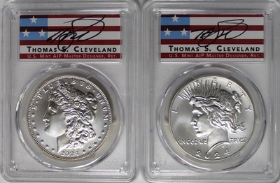 2024 $1 Morgan & Peace Dollar 2 Coin Set PCGS MS70 Advanced