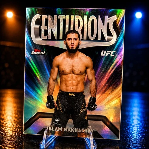 Islam Makhachev 2024 Topps Finest Centurions Champion Case Hit - product listing photo