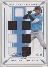 2019 National Treasures Game Gear Material Sevens 97/99 Victor Victor Mesa nd3