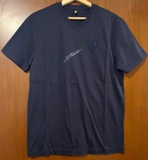T-shirt Ferrari/Giorgio Armani autografata Leclerc, Taglia M, nuova! Rara