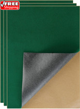 3-Pack Self-Adhesive Felt Sheets, Peel  Stick, A4 Size 8.3" X 11.8", Green 