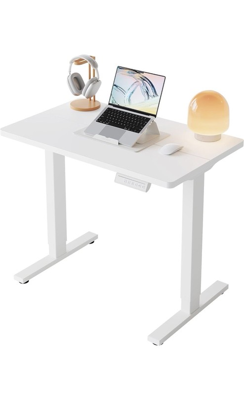 32 × 19” Electric adjustable Standing Desk for Small Space & Walking Pad