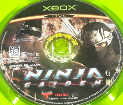 Ninja Gaiden Xbox Japanisch Ver Tecmo Microsoft Gebraucht Getestet Nur Disc