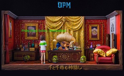 OPM Studio Hayao Miyazaki Spirited Away：Yubaba's Room Desktop Scene 006 Model